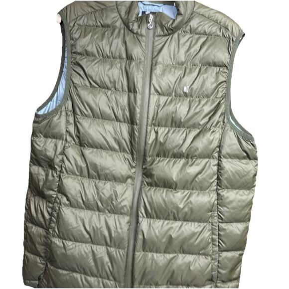 March Madness Edition Linksoul Down Vest In Gray Men's Large EUC - Picture 14 of 15